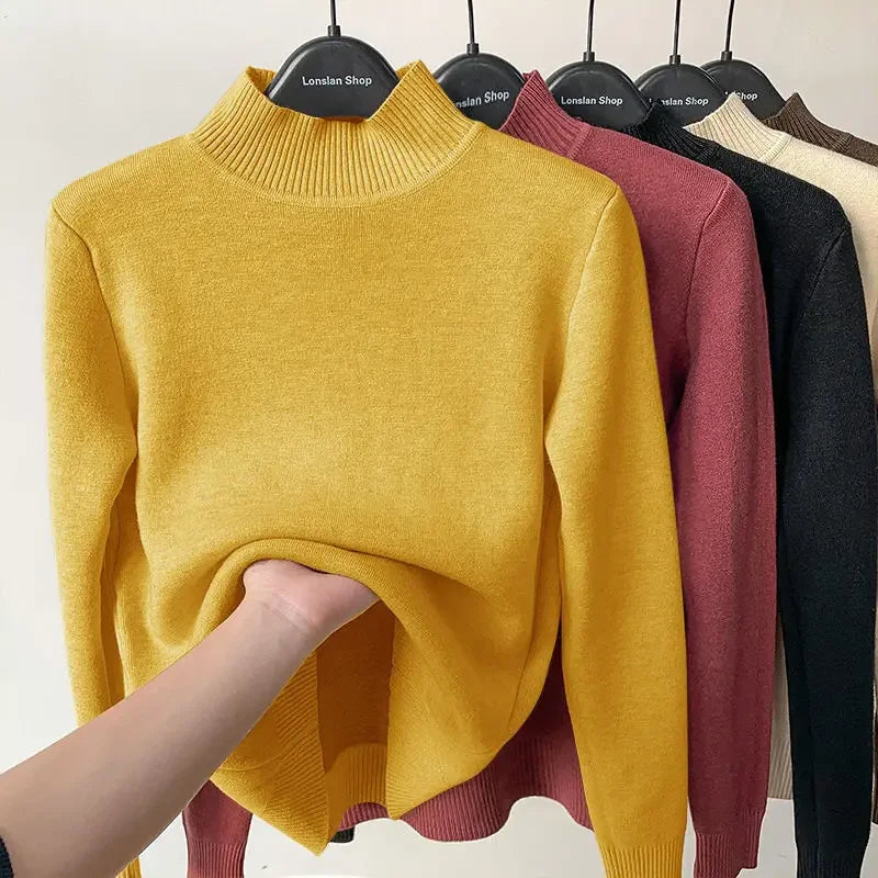 Soft Knit Half Zip Sweater for Men