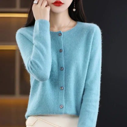 Soft Merino Wool Open Front Cardigan For All Seasons