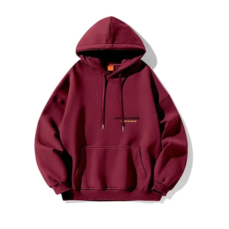 Relaxed Fit Soft Hoodie for Men