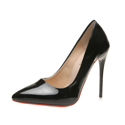 Ladies 5 Inch Glossy High Heel Shoes