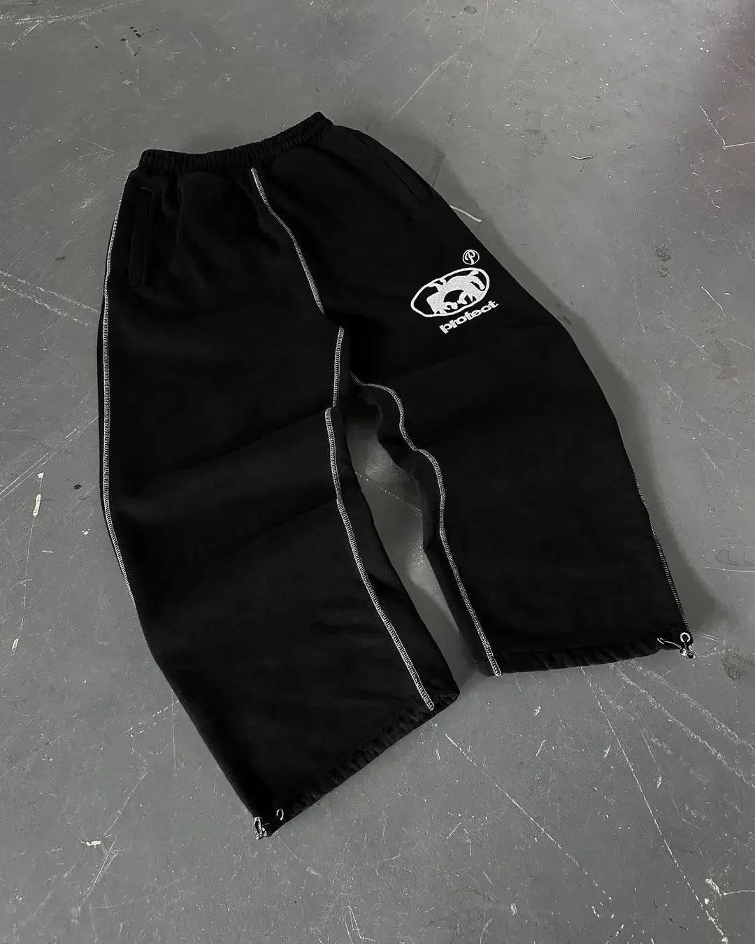 Vintage Inspired Stripe Loose Fit Joggers