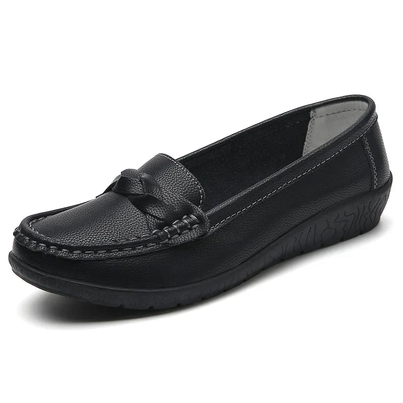Authentic Leather Slip On Loafers for Men Large Size