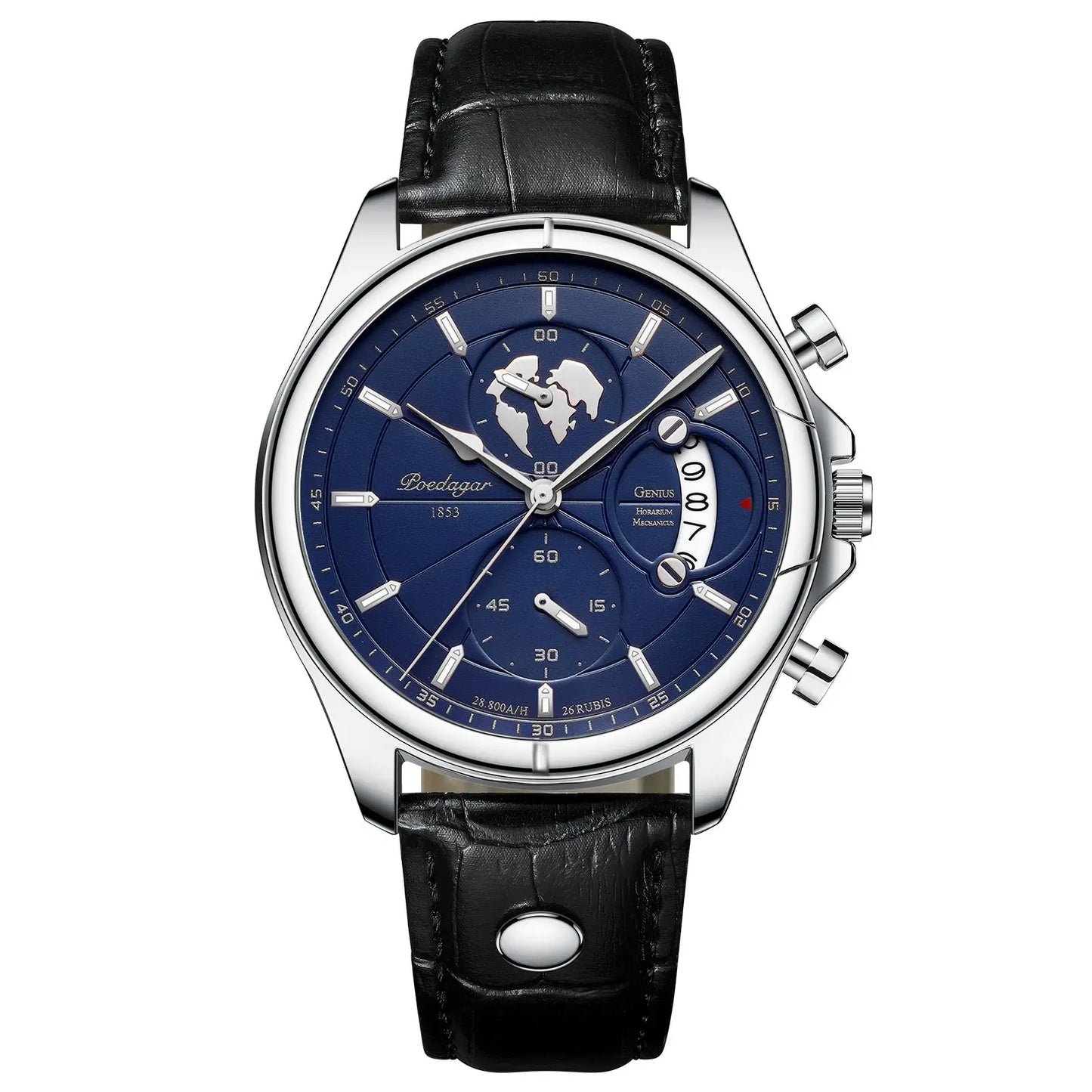 Leather Strap Men's Watch