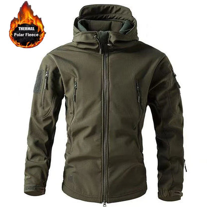 Breathable Warm Men's Fleece Jacket Waterproof