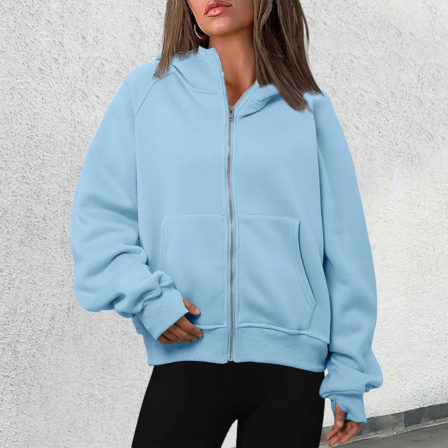 Cozy Winter Hooded Sweatshirt for Women - VogeLuxe