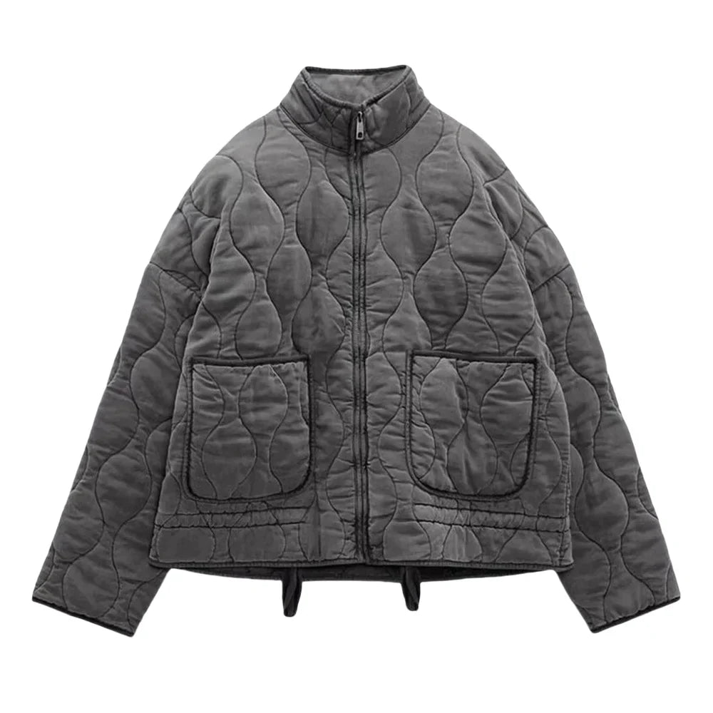 Luxurious Faux Fur Reversible Winter Jacket