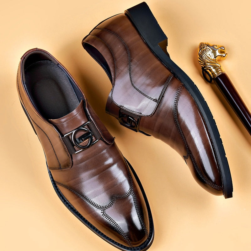Classic Men's Dress Slip-On Shoes