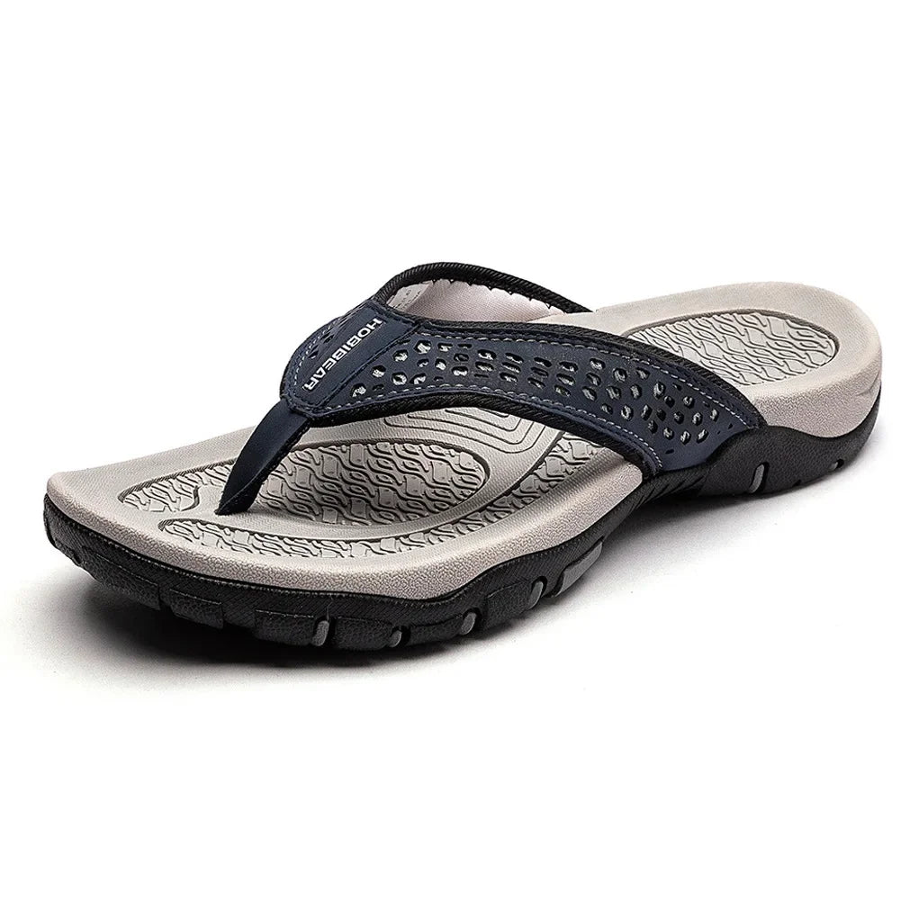 Men's Waterproof Beach Flip Flops - Breathable Summer Shoes