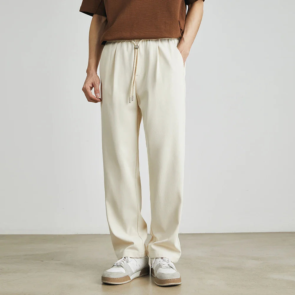 Men's Comfort Fit Elastic Waist Pants
