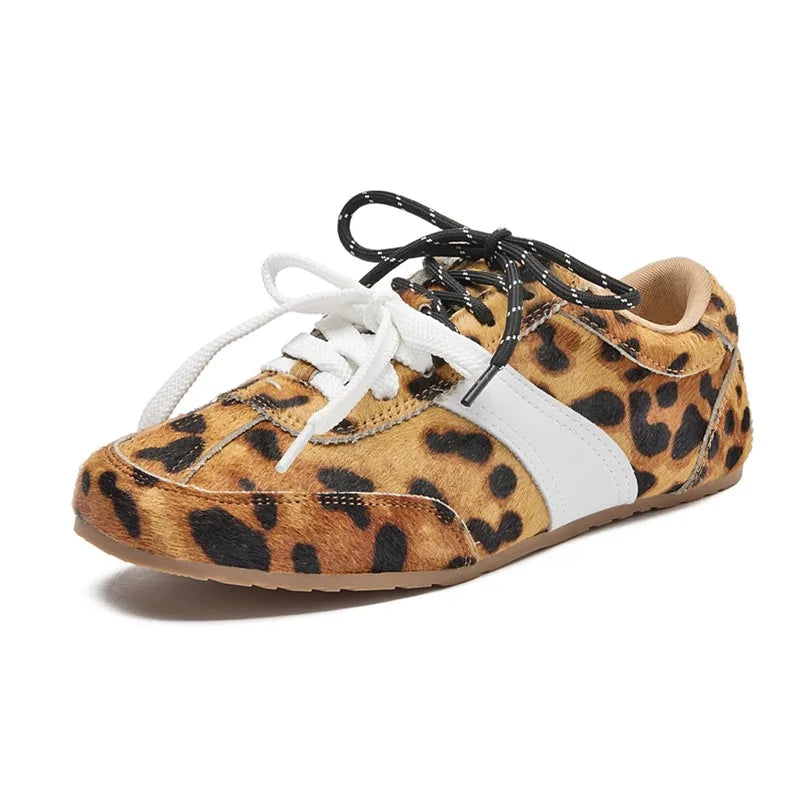 Luxury Leather Lace Up Women's Shoes
