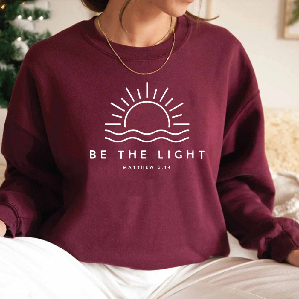 Cozy Graphic Crew Neck Sweater For Women