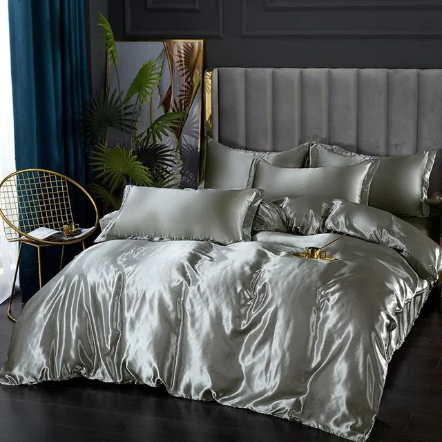 Soft Satin Bed Sheets Set