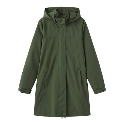 Waterproof Slim Fit Ladies Trench Coat