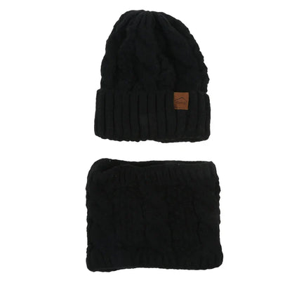 Cozy Warm Knit Hat and Scarf Set
