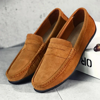 Easton | Classic Leather Slip On Loafers for Men
