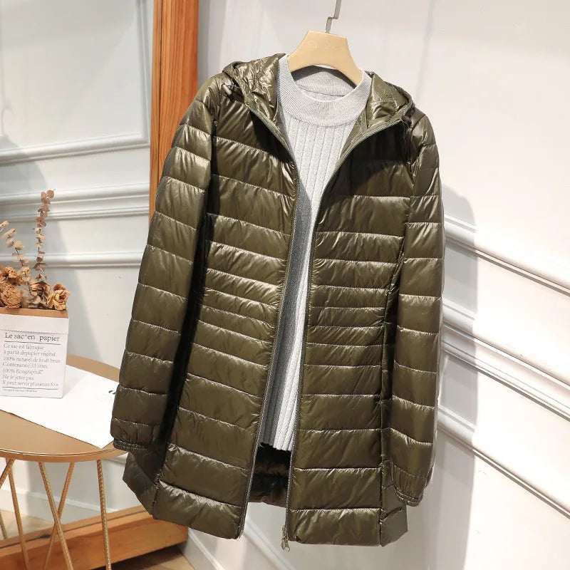 Ladies' Insulated Down Parka with Free Travel Bag