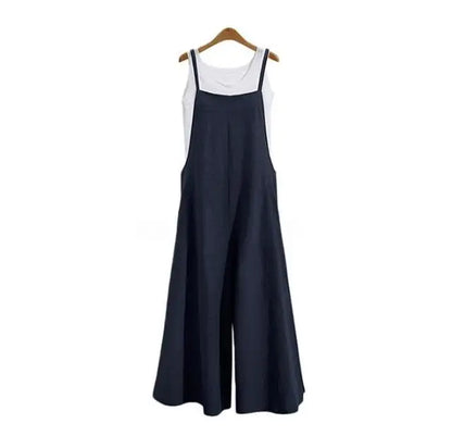 Relaxed Fit Summer Bib Romper