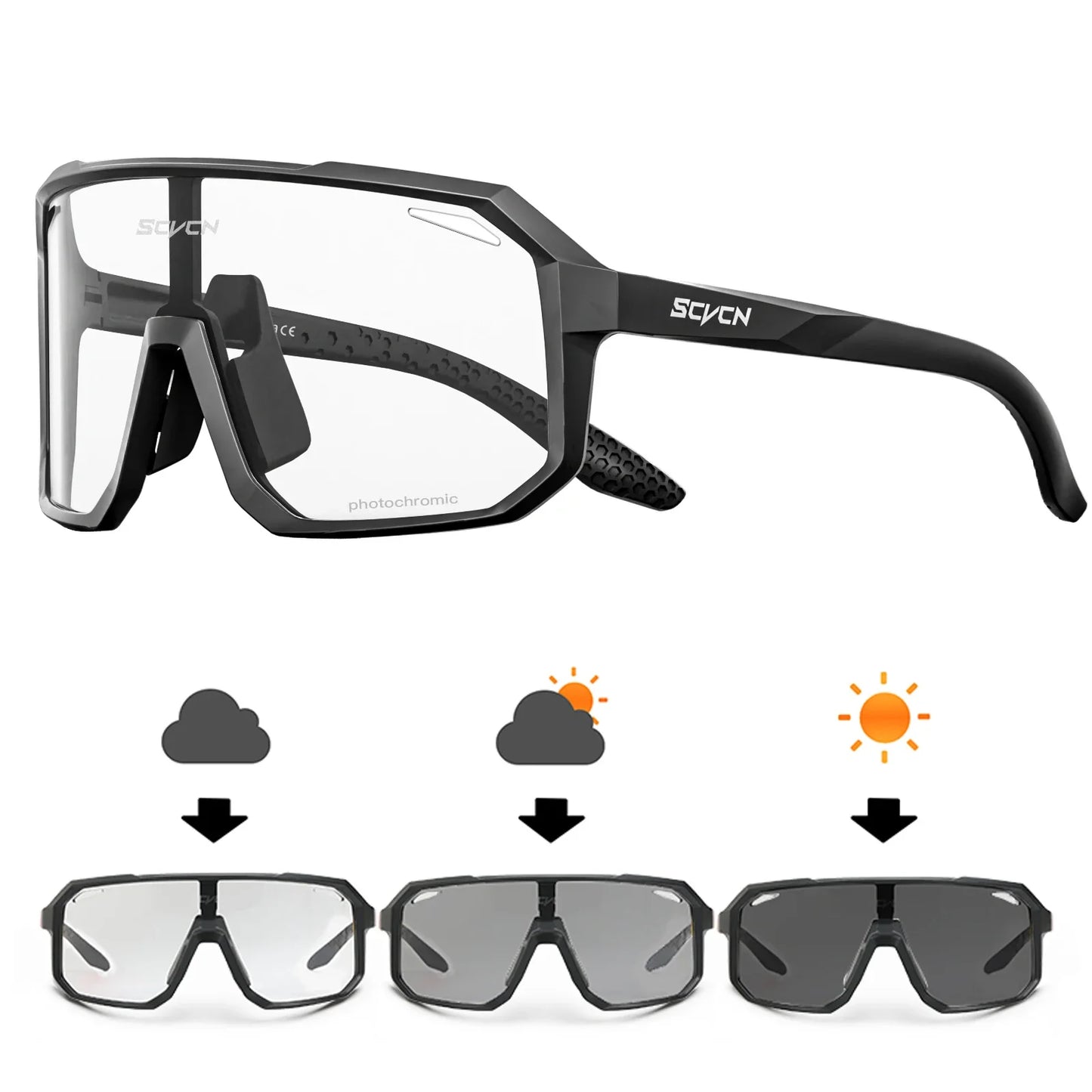 Sporty Polarized Bike Glasses
