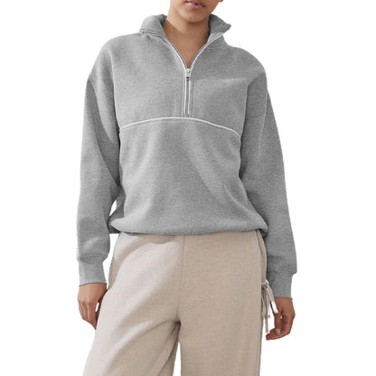 Casual Oversized Long Sleeve Pullover Sweatshirt