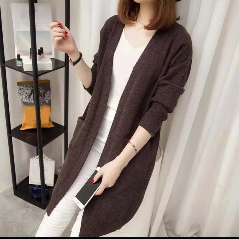 Warm Women's Parka Coat with Zip and Pockets