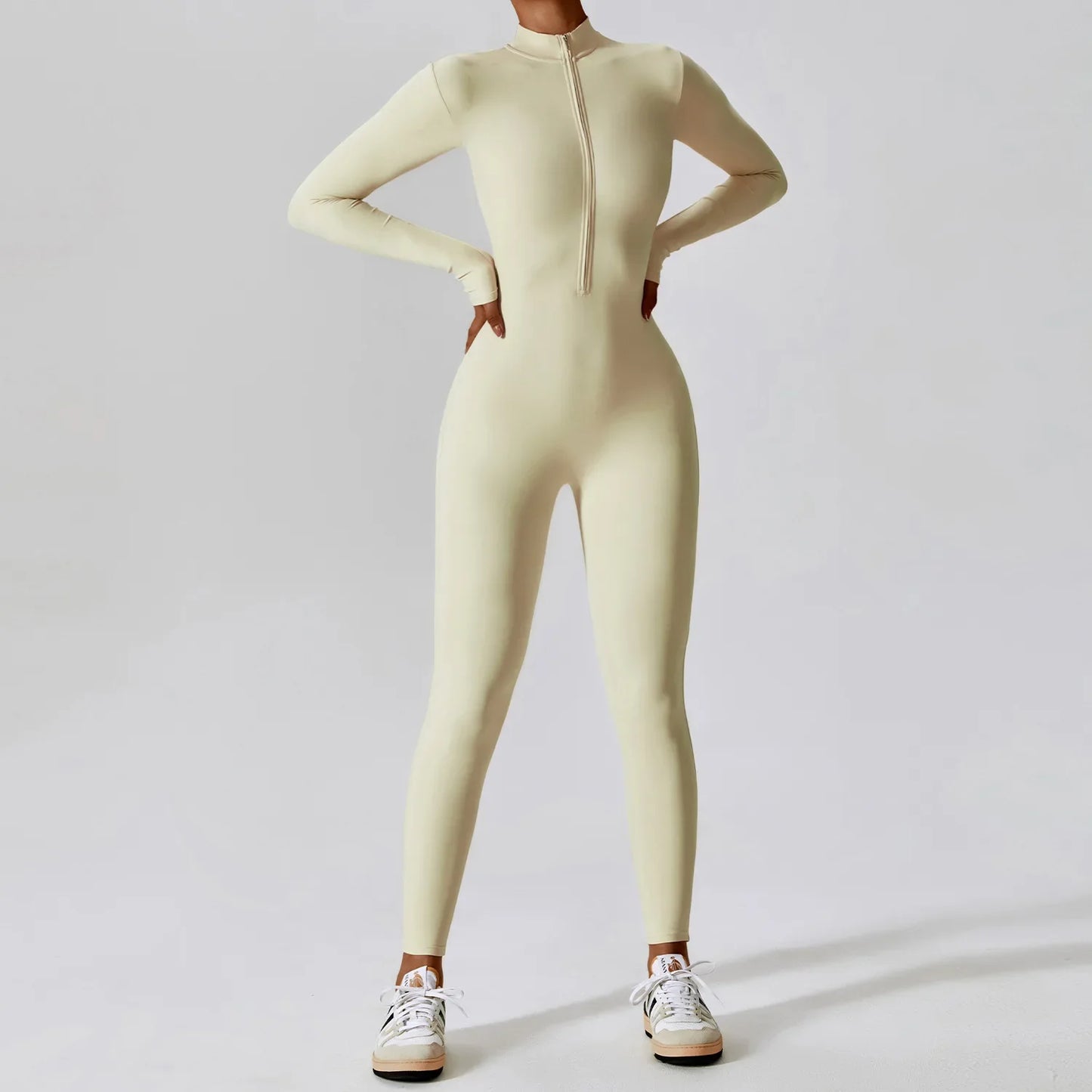 Ladies Full Zip Front Jumpsuit