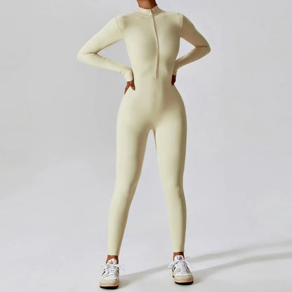 Ladies Full Zip Front Jumpsuit
