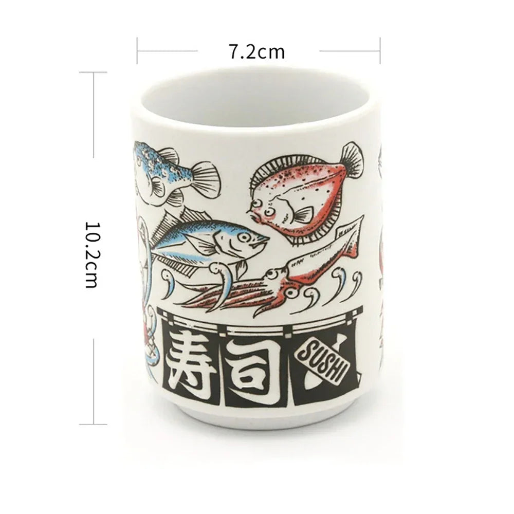 Traditional Japanese Ceramic Tea Cups