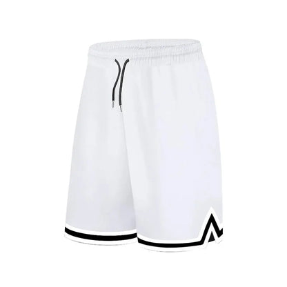 Men's Breathable Striped Sports Gym Shorts