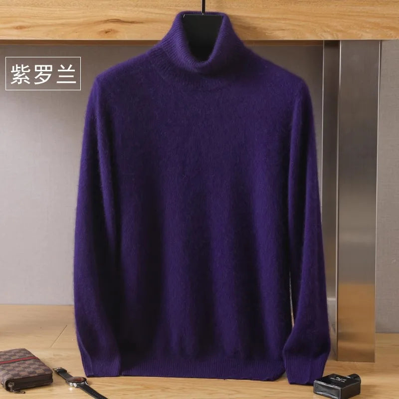 Luxury Soft Men's Cashmere Crew Neck Sweater