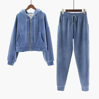 Cozy Women's Soft Hoodie Loungewear Set