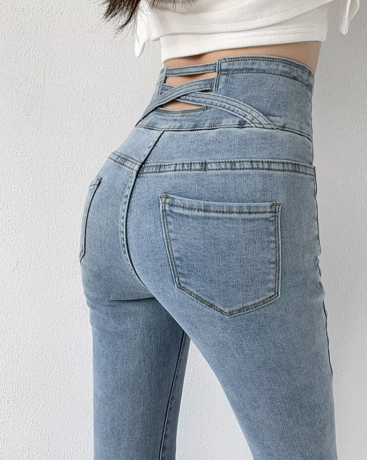 Women's Slimming High Waist Skinny Jeans