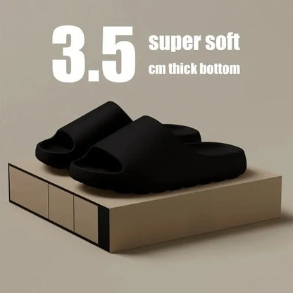Soft Foam Slides - Cozy Brown House Slippers