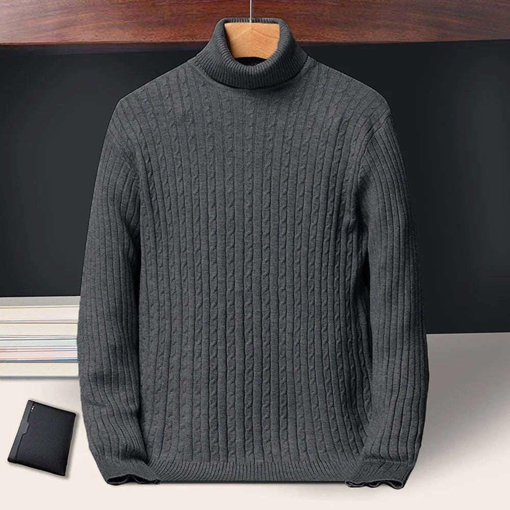 Classic Pattern Crew Neck Sweater