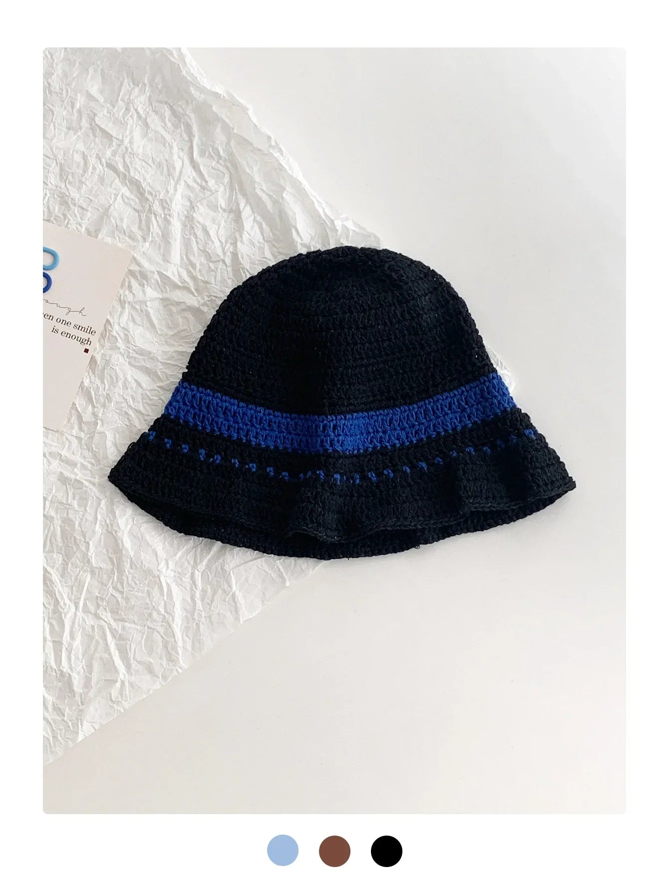 Colorful Striped Winter Fisherman Hat