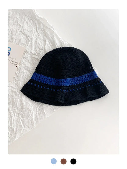 Colorful Striped Winter Fisherman Hat