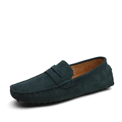 Classic Leather Slip On Shoes