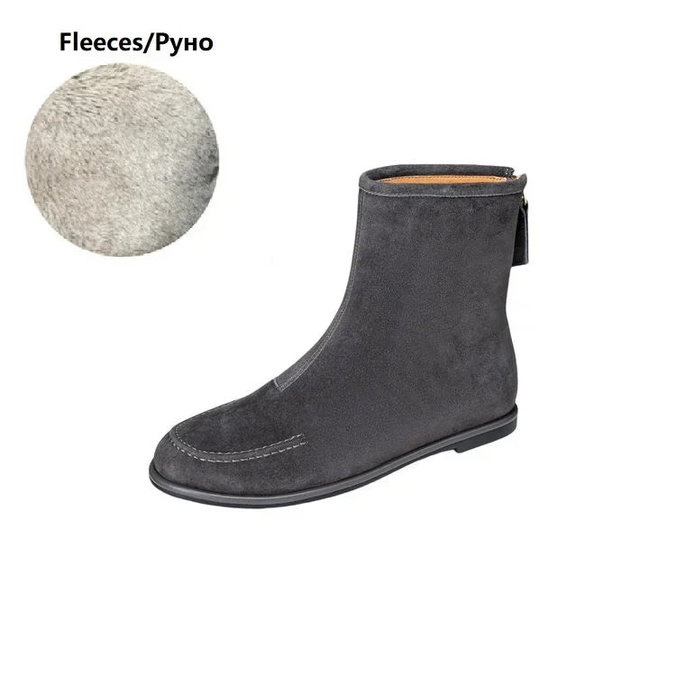 Luxury Suede Chelsea Boot Ankle Shoes
