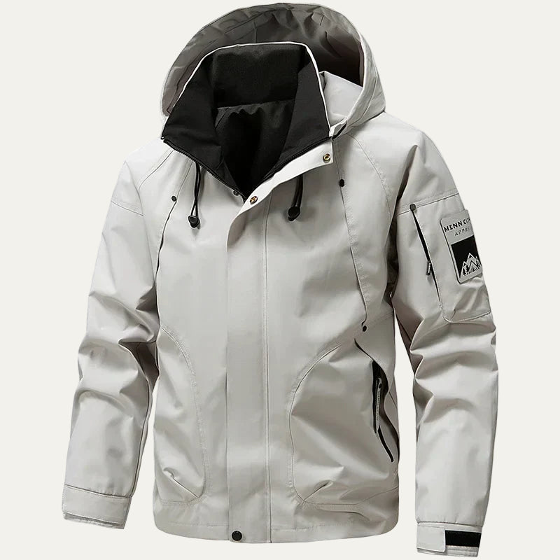 VogeLuxe | Men’s Weatherproof Hooded Utility Jacket