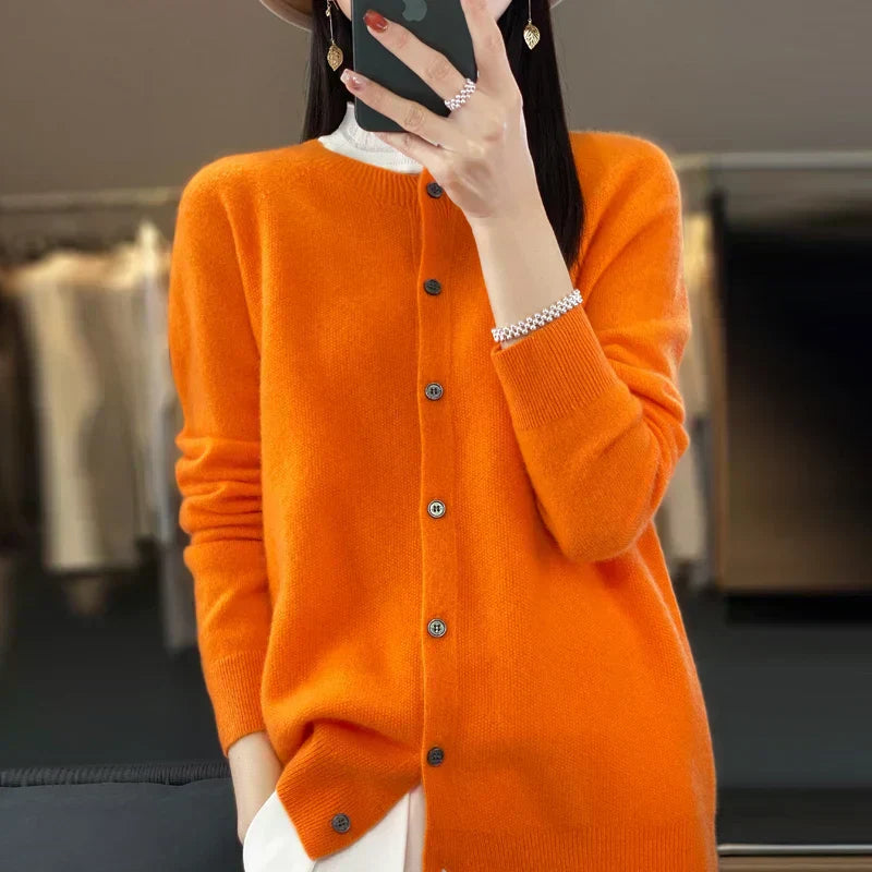 Soft Merino Wool Open Front Cardigan For All Seasons