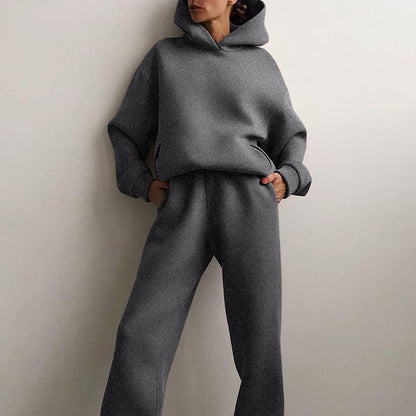 Cozy Women's Casual Sweatpant Hoodie Set