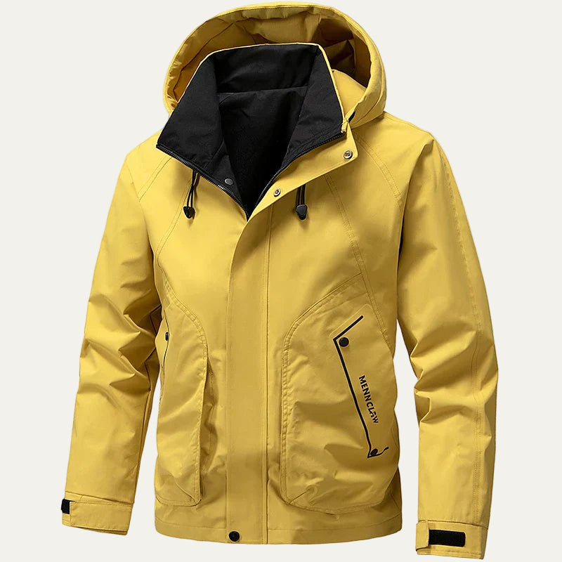 VogeLuxe | Men’s Weatherproof Hooded Utility Jacket