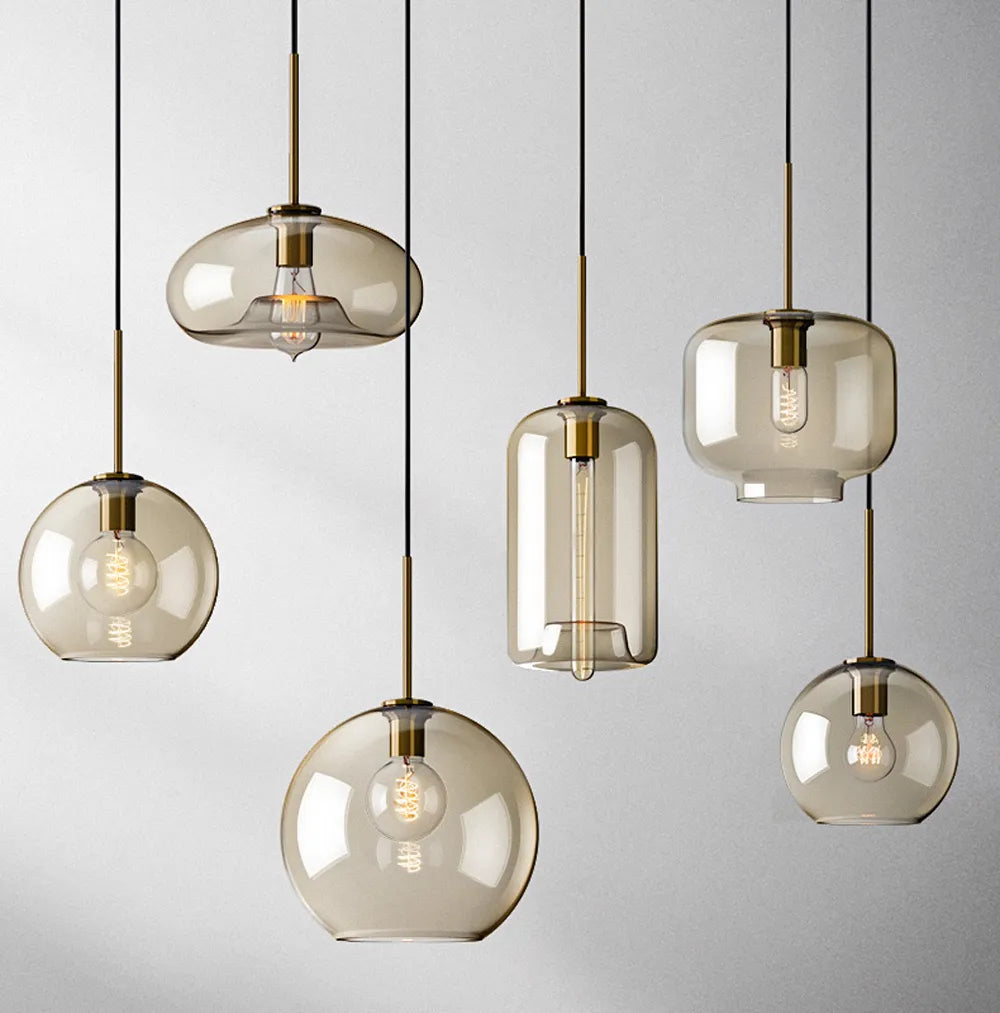 Sleek Metal LED Hanging Lamp - VogeLuxe