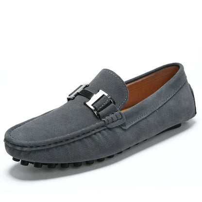 Comfortable Genuine Leather Slip-On Loafers For Men