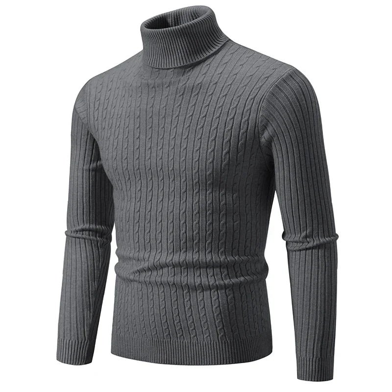 Men's Warm Crew Neck Knit Sweater