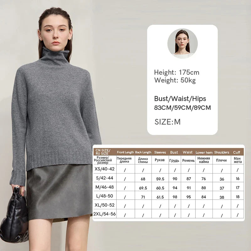 Fitted Crew Neck Knitted Women's Top