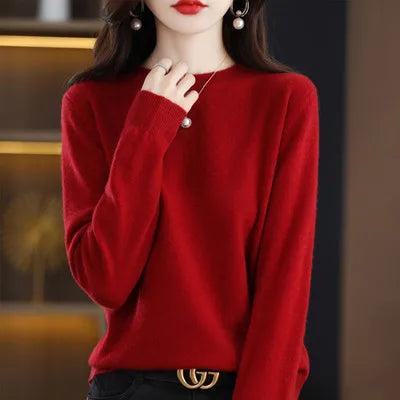 Pure Wool Women's Sweater for Cold Winter Days