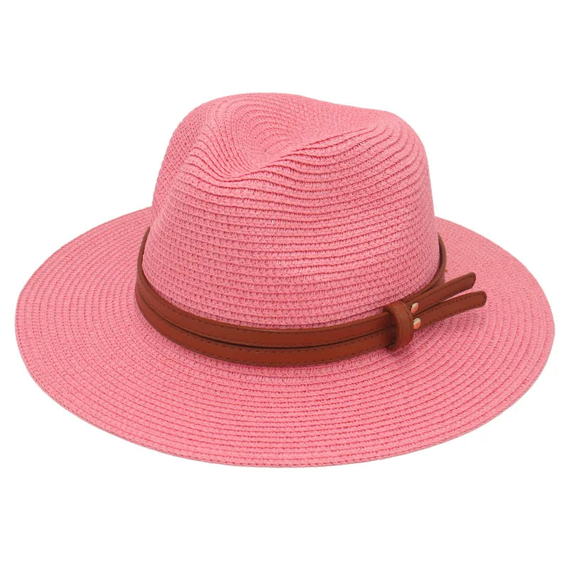 Lightweight Natural Fiber Summer Sun Hat - BritishElegance