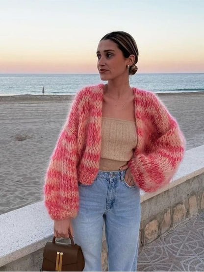 Cozy Short Sleeve Winter Sweater