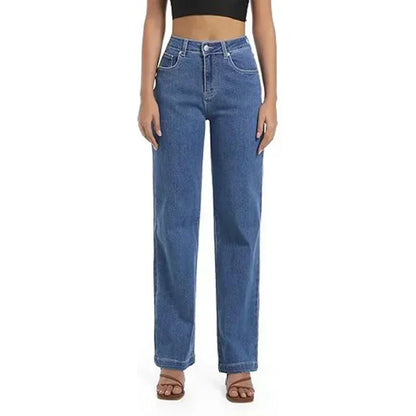 Comfortable Fit White Skinny Straight Jeans