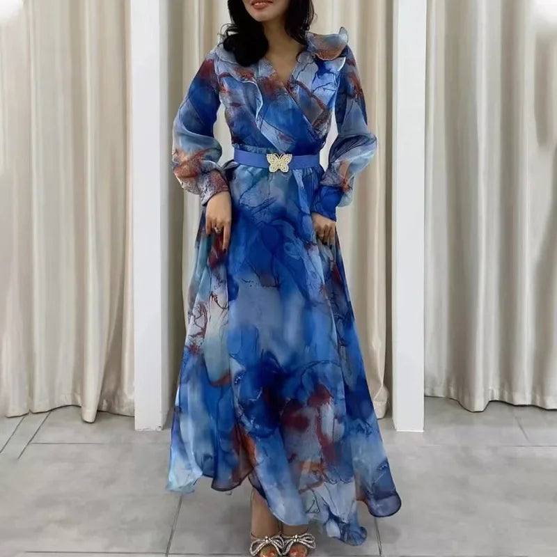 Beautiful Floral Floor Length Maxi Dress for Women